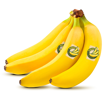 Banano com rótulo renovável, Seal Natural.