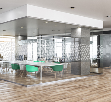 Vinil para superfícies de vidro