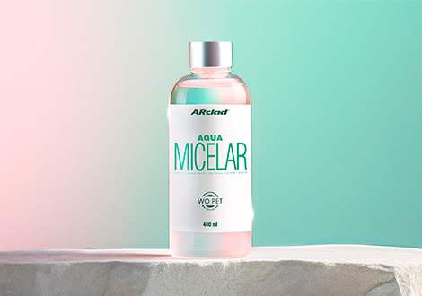 Recipiente de água micelar