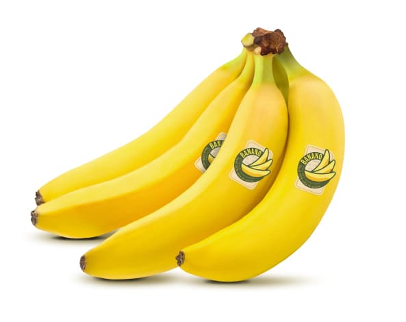 Banans com selos naturais