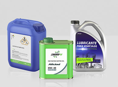 Embalagem para produtos químicos e industriais Embalagem para produtos químicos e industriais